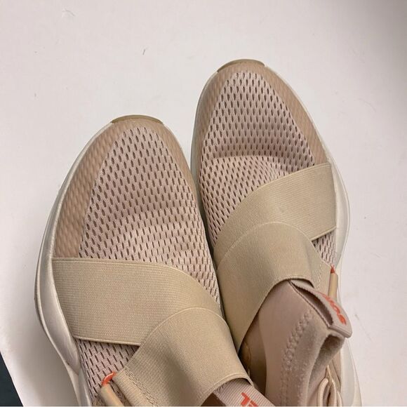 SOREL Kinetic tan beige slip on adjustable hightop sneaker shoe Explorer Defy 9 - Picture 8 of 10